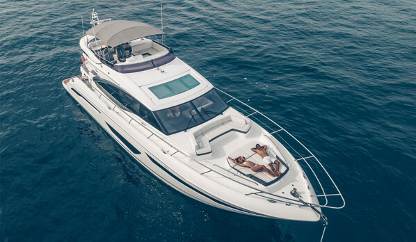 Princess S65 - Limestone Private Charters Fleet