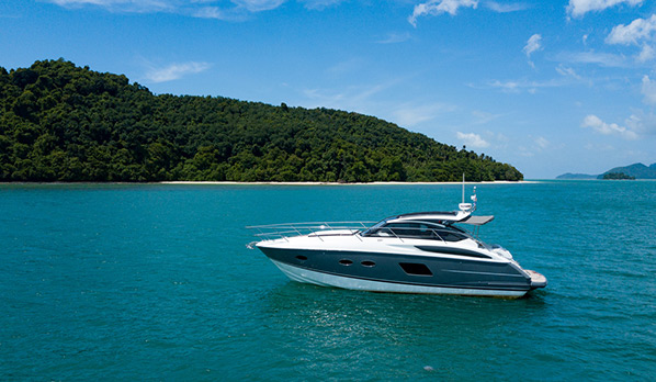 Princess V39 - Limestone Private Charters Fleet